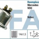 14870 oil pressure sensor VOLVO 440 480 3417000 0015425617