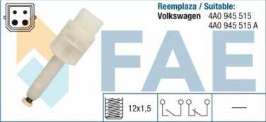 24565 stop light switch AUDI A4 A6 A8 SKODA VW 4A0945515 4A0945515A