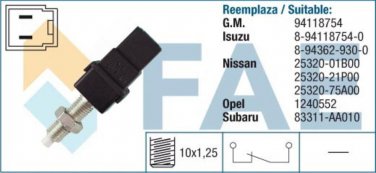 24450 stop light switch FORD HONDA ISUZU NISSAN OPEL SUBARU 94118754