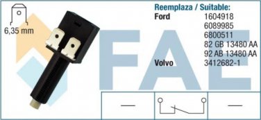 24210 stop light switch FORD MERCEDES VOLVO 1604918 34126821