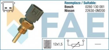 33460 temperature sensor for NISSAN ALMERA PRIMERA TERRANO 0280130081 226300M200
