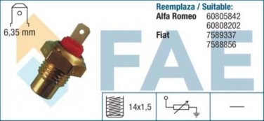 31600 sensor temperature ALFA ROMEO 33 75 155 FIAT LANCIA 60805842 60808202