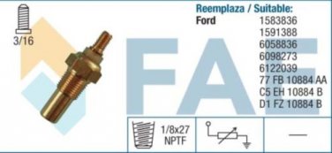 32080 sensor temperature FORD Capri Cortina Consul Escort Fiesta 6058836 1583836