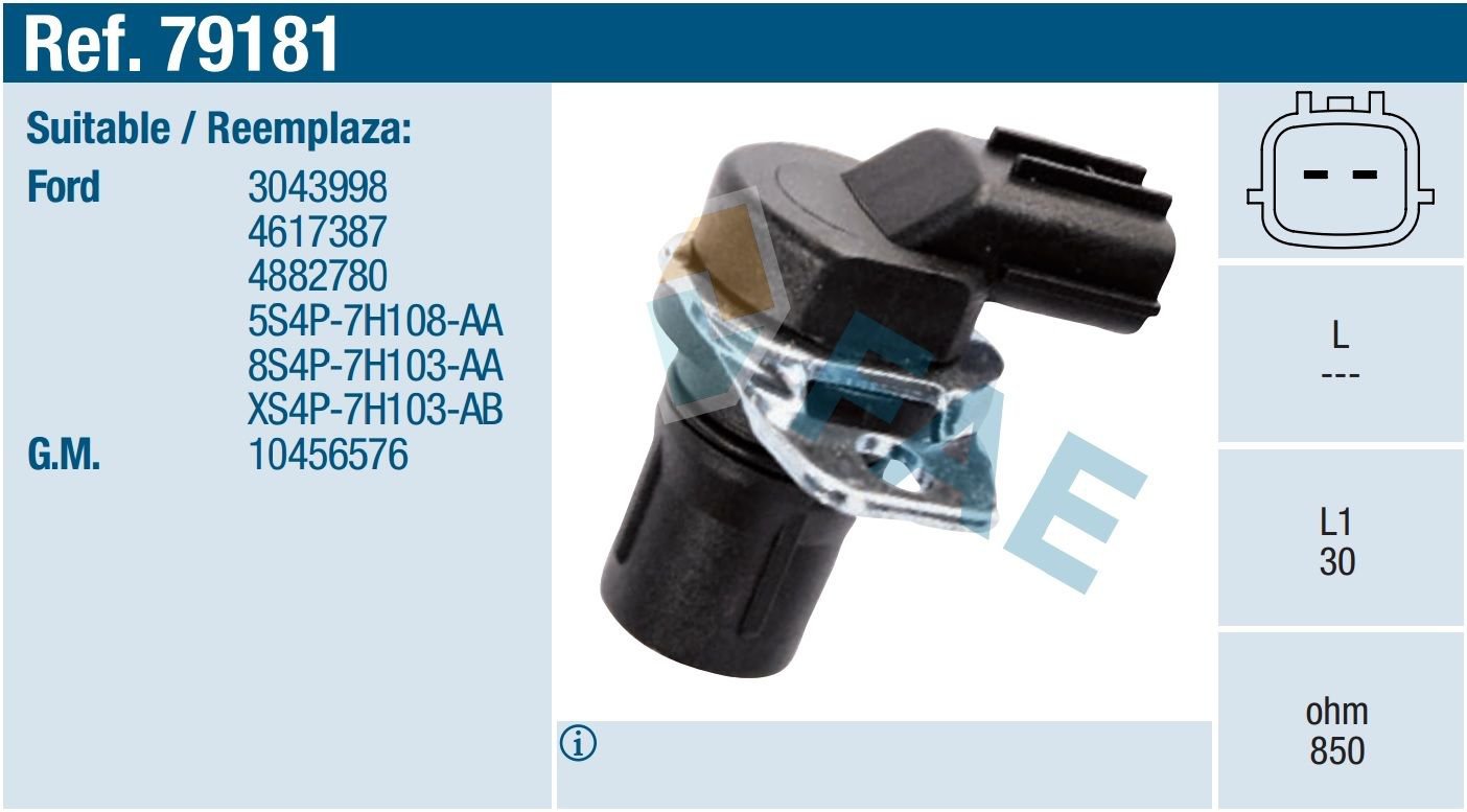 CAPTEUR VILEBREQUIN IMPULSION Pour Ford Ka Fiesta/V/Vi Ikon Fusion