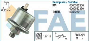 14540 oil pressure sensor for DODGE TRUCK TALBOT TRUCK 0060532300 6053230