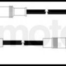 73755 ignition cable leads kit for BMW 3 E30 7 E23 M20 M30 73755 ignition cable leads kit for BMW 3 E30 7 E23 M20 M30