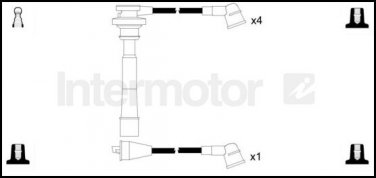 73739 ignition cable leads kit for MITSUBISHI L200 L400 SPACE WAGON 4G63 4G64