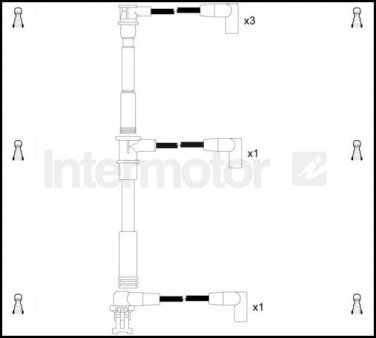 73763 ignition cable leads kit for RENAULT SAFRANE 2.0 2.2 J7R734 J7R735 J7T760