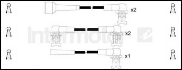 73480 ignition cable leads kit for RENAULT 21 engine code F3N722 F3N723 F3N726