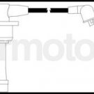 76291 ignition cable leads kit for MITSUBISHI LANCER 2.0 4G63