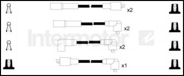 76134 ignition cable leads kit for JEEP CHEROKEE CJ5 WRANGLER 4.2