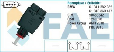 24530 stop light switch for BMW E30 E36 E34 E32 LAND ROVER OPEL 61311382385