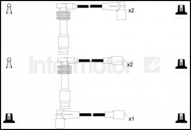 73867 ignition cable leads kit for OPEL ASTRA 2.0 C20NE