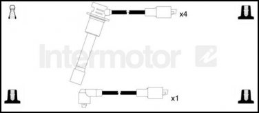 73818 ignition cable leads kit for CITROEN C25 FIAT DUCATO PEUGEOT 505 J5 J9
