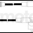 76301 ignition cable kit leads for SEAT CORDOBA IBIZA VW GOLF 3 1.4 ABD AKV
