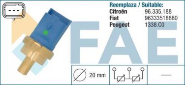33790 temperature sensor for CITROEN 2.0 HDI FIAT DUCATO PEUGEOT 9633518880