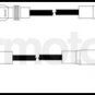 73835 ignition cable leads kit for SEAT AROSA CORDOBA IBIZA SKODA FELICIA