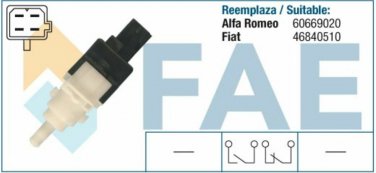 24413 stop light switch for ALFA ROMEO FIAT LANCIA 60669020 46840510