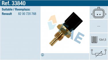 33840 temperature sensor for RENAULT CLIO KANGOO LAGUNA MEGANE SCENIC 8200720768