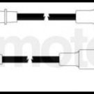 73531 ignition cable leads kit for GEO METRO SUZUKI ALTO SWIFT F8B F8A G10A