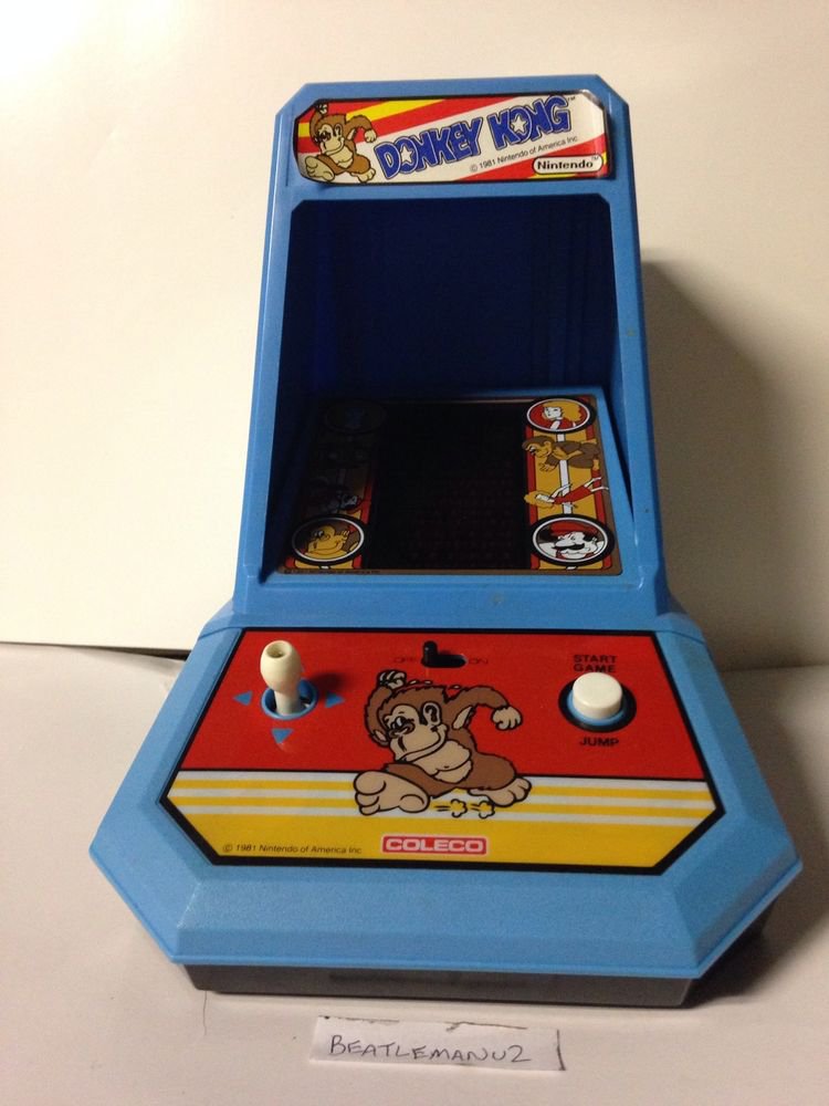 Coleco DONKEY KONG Tabletop video arcade game Nintendo 1981 Rare