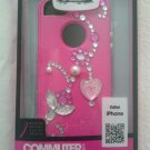 Rhinestone Bling Otterbox Commuter Series case Iphone 5 5 & 5S