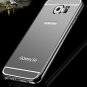 Black Luxury Slim Aluminum Metal Bumper Mirror Back Case Cover For Samsung Galaxy S 6