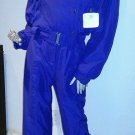 VINTAGE SKEA BLUE Snow Ski Snow Coat Suit women size 10 Paris/Vail