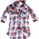 Men's shirt long sleeve in Pink Size M