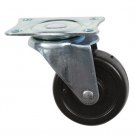 Black rubber industrail wheel 2"