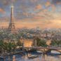 Paris city of love inspirated to Kink@de Cross Stitch Pattern Pdf 496 * 331 stitches E623