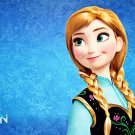 Princess Anna Frozen - 6.14" x 9.93" - 110w x 144h - Cross Stitch Pattern Pdf E323