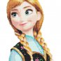 Princess Anna Frozen - 6.14" x 9.93" - 110w x 144h - Cross Stitch Pattern Pdf E323