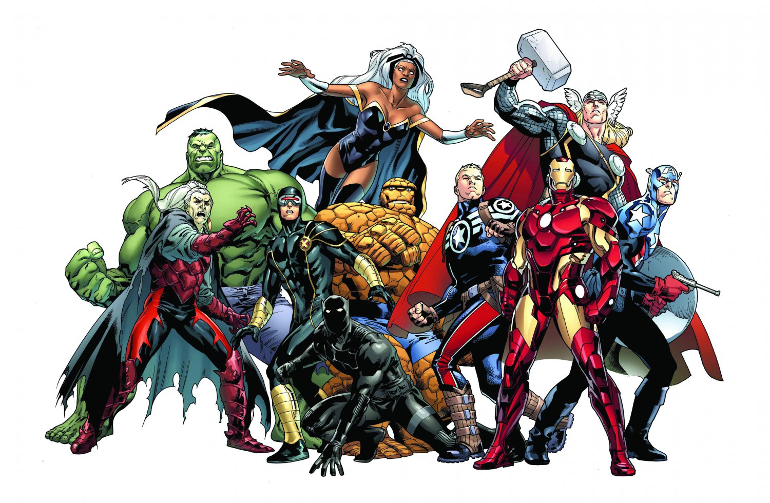 Marvel supereroes - 31.36" x 20.71" - Cross Stitch Pattern Pdf E232