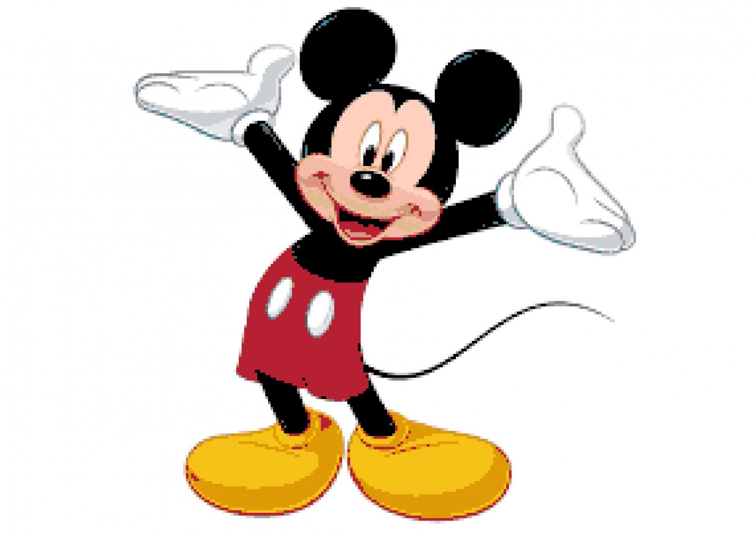 Mickey mouse - 13.57" x 13.93" - Cross Stitch Pattern Pdf E241