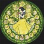 Snow white stained glass - 19.71" x 19.14" - Cross Stitch Pattern Pdf E768