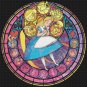 Alice stained glass - 20.64" x 20.64"   - Cross Stitch Pattern Pdf E774