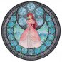 Ariel stained glass - 19.86" x 19.86"   - Cross Stitch Pattern Pdf E775