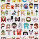 Alphabet Muppets characters - 19.71" x 24.57" - Cross Stitch Pattern Pdf E557