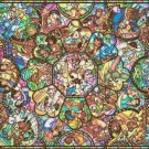 Disney pattern glass - 35.437" x 25.11" - Cross Stitch Pattern Pdf E610