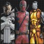 superheroes bookmark - 17.71" x 10.64" - Cross Stitch Pattern Pdf E1157