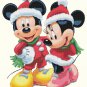 minni and mickey christmas  - 15.71" x 19.21" - Cross Stitch Pattern Pdf E1160