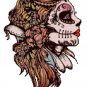 Sugar Skull dead girl - 8.79" X 12.43" - Cross Stitch Pattern Pdf E1181