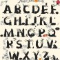 counted cross stitch pattern happy halloween ABC alphabet 461*489 stitches E1232