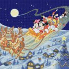 minni and mickey christmas 2016 - 23.64" x 17.71" - Cross Stitch Pattern Pdf E1247