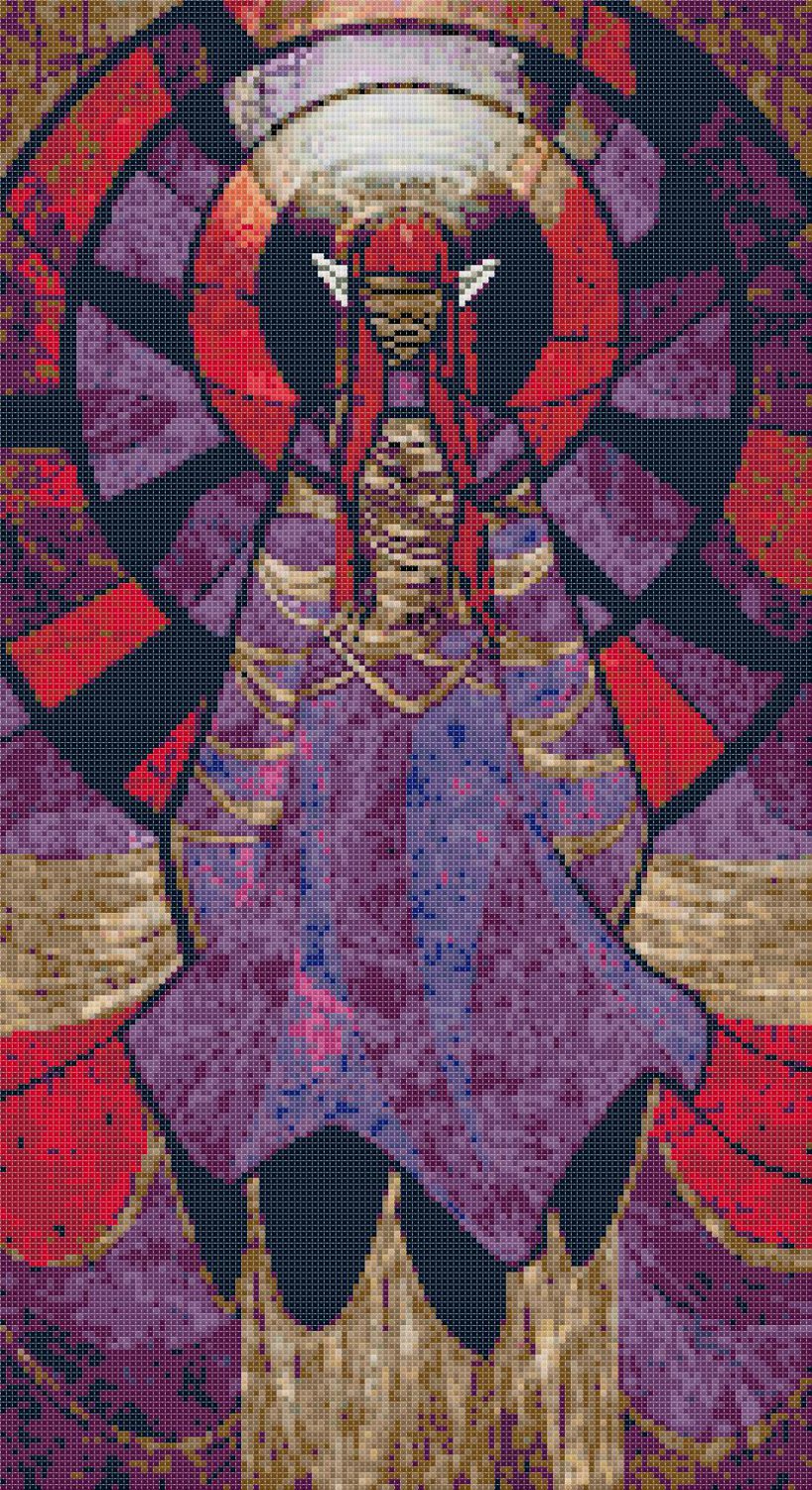 sages of hyrule - Evaleen - 9.86" x 18.07" - Cross Stitch Pattern Pdf E1632