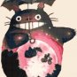 counted Cross Stitch Pattern totoro watercolor miyazaki 157 * 142 stitches E2311