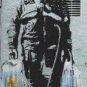 astronaut nasa  Banksy Counted Cross Stitch street art pattern 171 * 332 stitches E1792