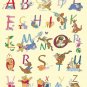 Counted cross stitch pattern alphabet winnie characters 315*391 stitches E1439