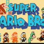 counted Cross Stitch Pattern mario bros with characters 418x199 stitches E2101